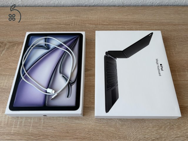 Apple iPad Air M3 11” (2025) 128GB Wi-Fi Space Gray + Apple Magic Keyboard (HU) Black