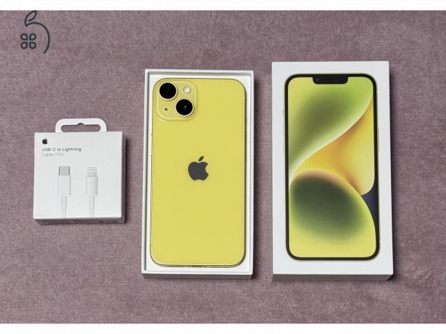iPhone 14 128GB - AKKU 83% - Jótállás 2026.06.-hóig, kártyafüggetlen, karcmentes állapot