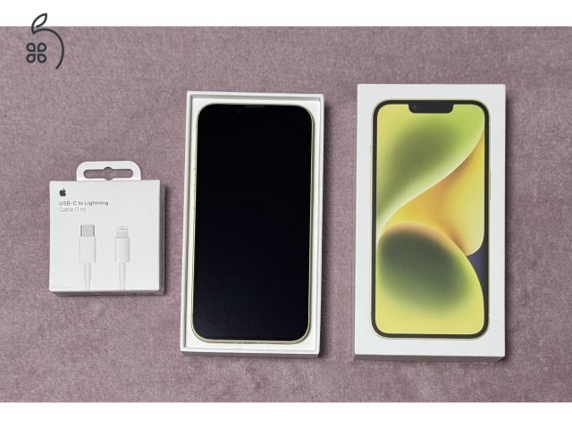 iPhone 14 128GB - AKKU 83% - Jótállás 2026.06.-hóig, kártyafüggetlen, karcmentes állapot
