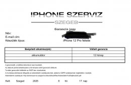 Iphone 12 pro 128Gb grafitszürke