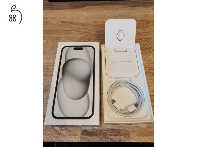 ???? iPhone 15 – 128 GB – fekete – megkímélt