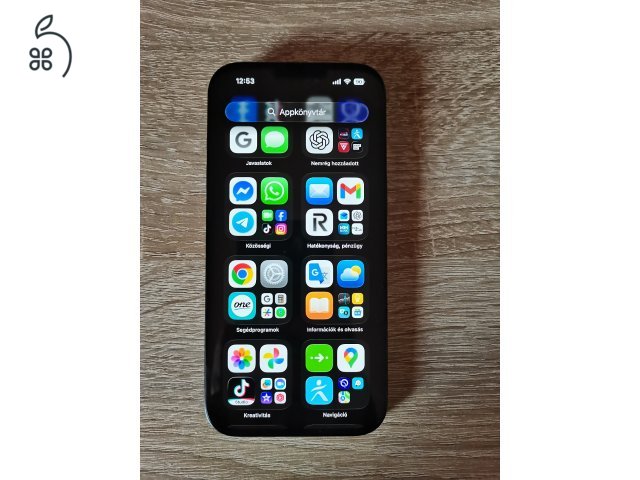 ???? iPhone 15 – 128 GB – fekete – megkímélt
