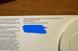 Apple Watch Series 11, 46mm, JetBlack, GPS, Aktiválatlan!! Euronics garancia: 2 év