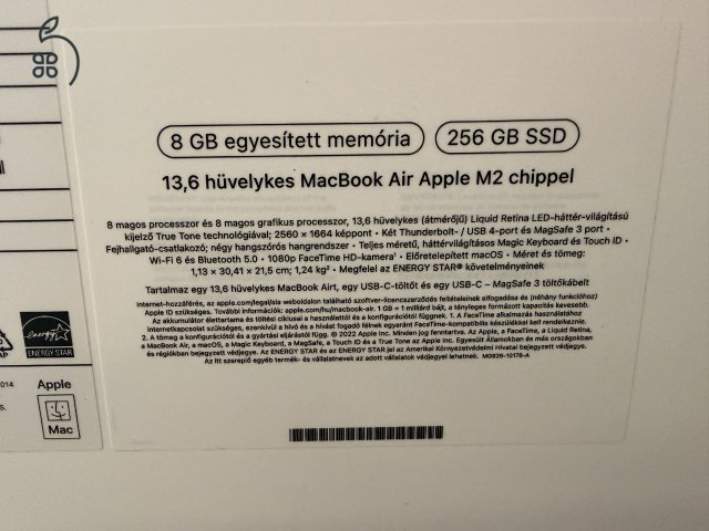 Mac Book Air Retina M2 256GB 