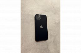 Újszerû 100% aksival apple garanciával ajándék Mobilfox  új üvegfóliával és proshock tokkal elado Iphone 13 128 GB éjfekete telefon