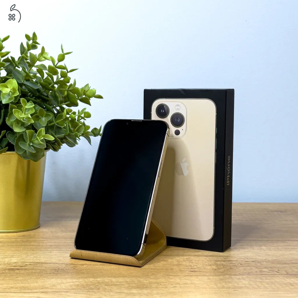MacSzerez.com - iPhone 13 Pro / 128GB / Arany / Kártyafüggetlen / Új akku! / Garancia!