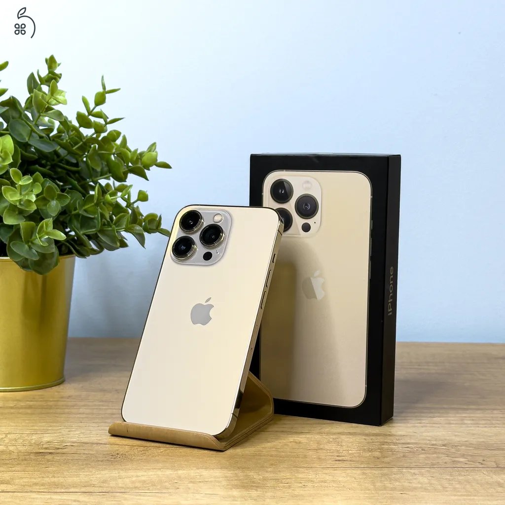 MacSzerez.com - iPhone 13 Pro / 128GB / Arany / Kártyafüggetlen / Új akku! / Garancia!