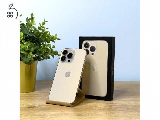 MacSzerez.com - iPhone 13 Pro / 128GB / Arany / Kártyafüggetlen / Új akku! / Garancia!