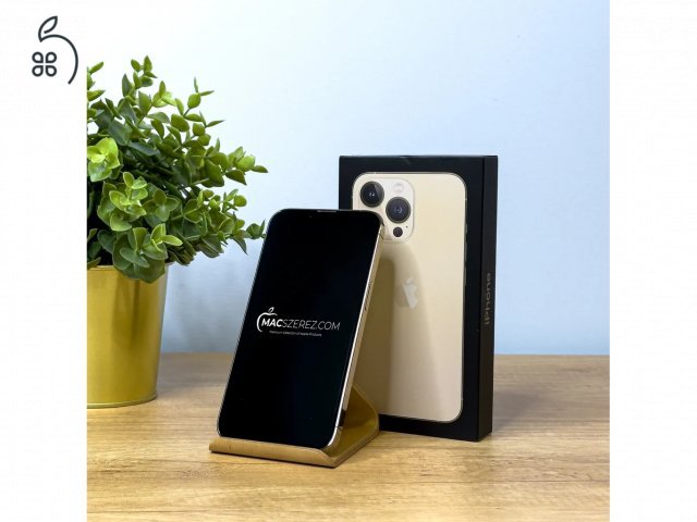 MacSzerez.com - iPhone 13 Pro / 128GB / Arany / Kártyafüggetlen / Új akku! / Garancia!