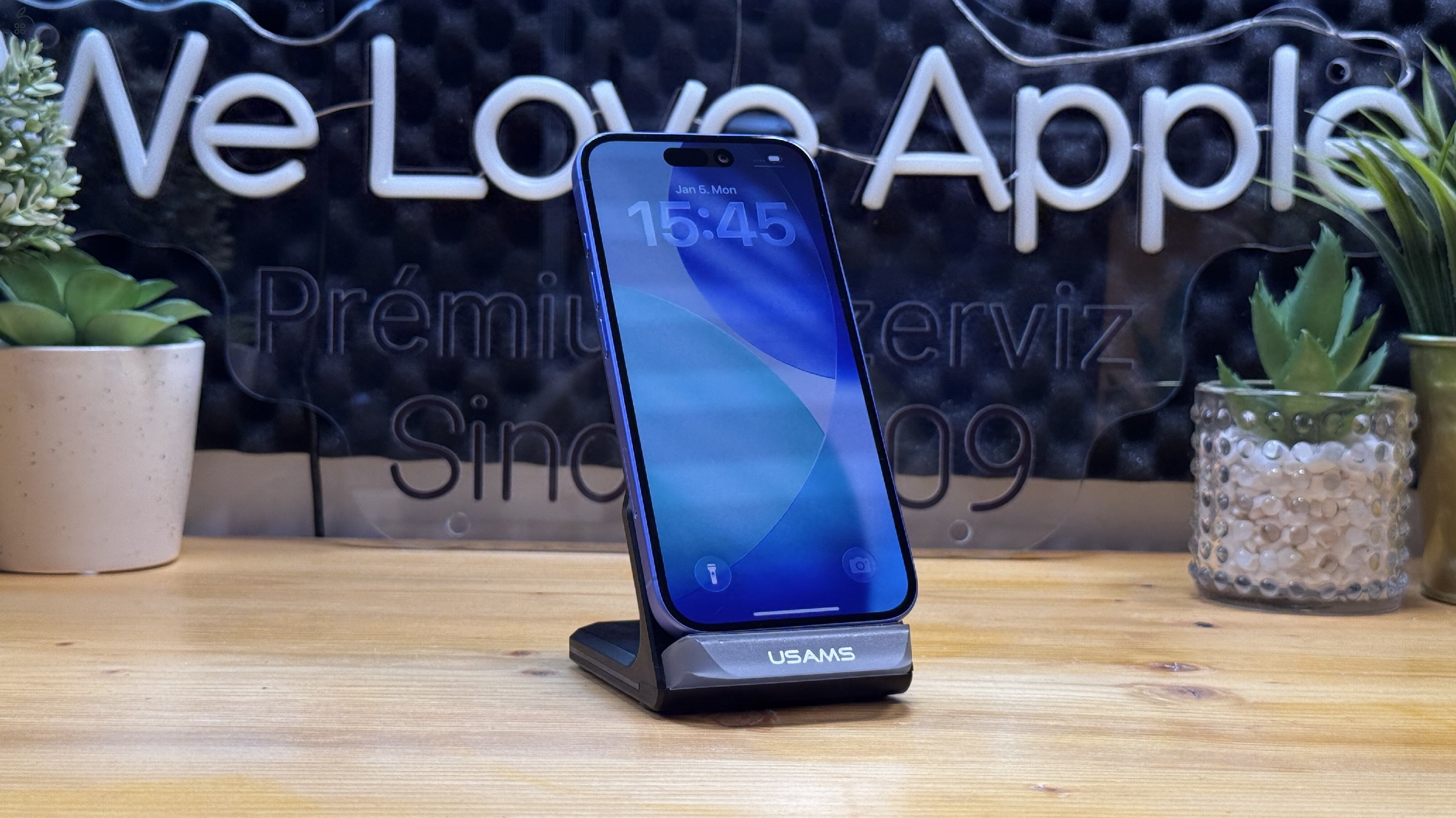  iPhone 16, 128GB, Kék, 100% Akku, Független - 1ÉV Garancia, Számla 