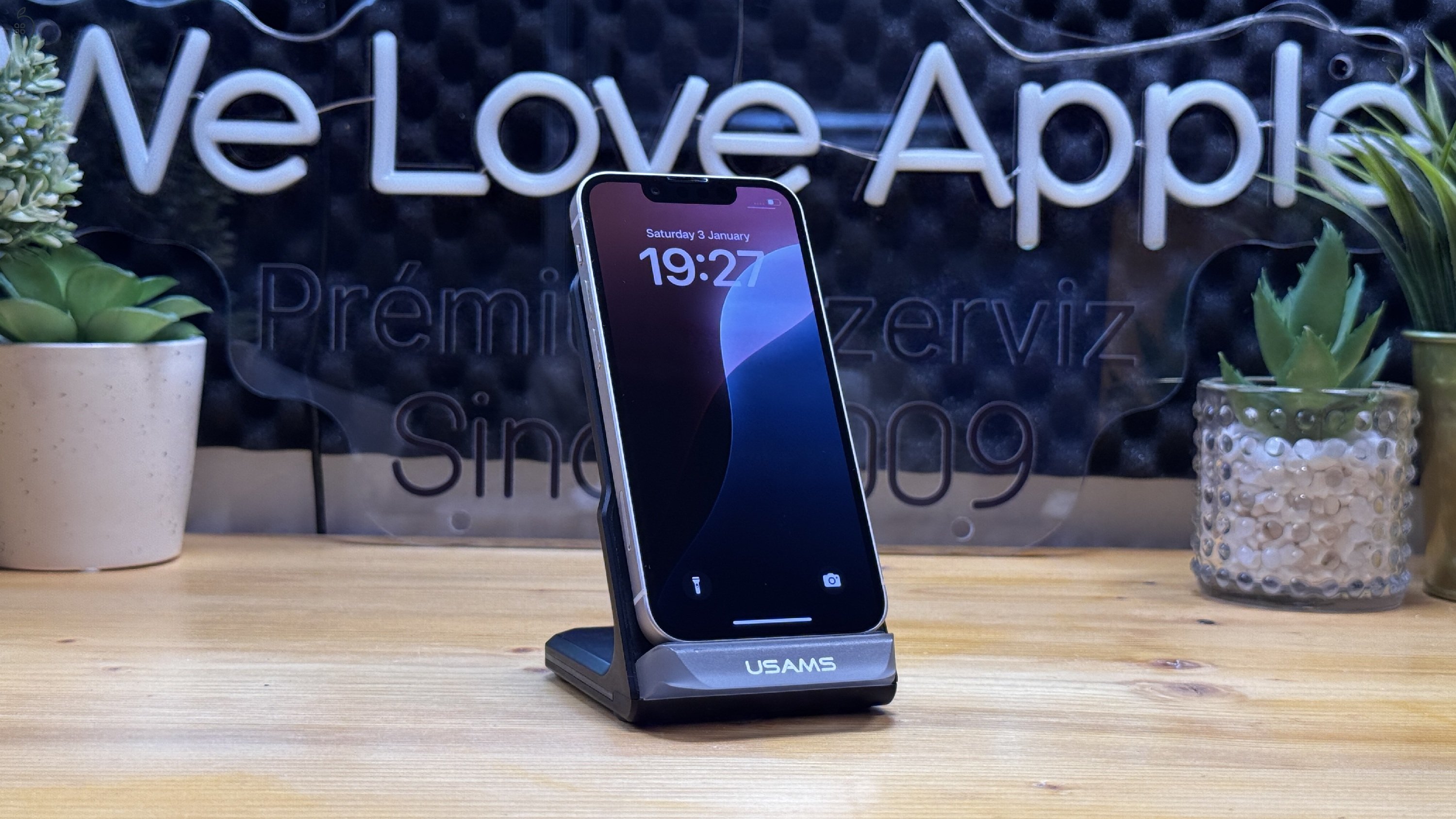  iPhone 13 Mini, 128GB, Fehér, Független - 1ÉV Garancia, Számla 