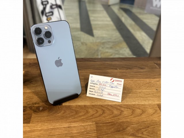 38. Apple iPhone 13 Pro Max - 128 GB - Sierra Blue - Akku 100%