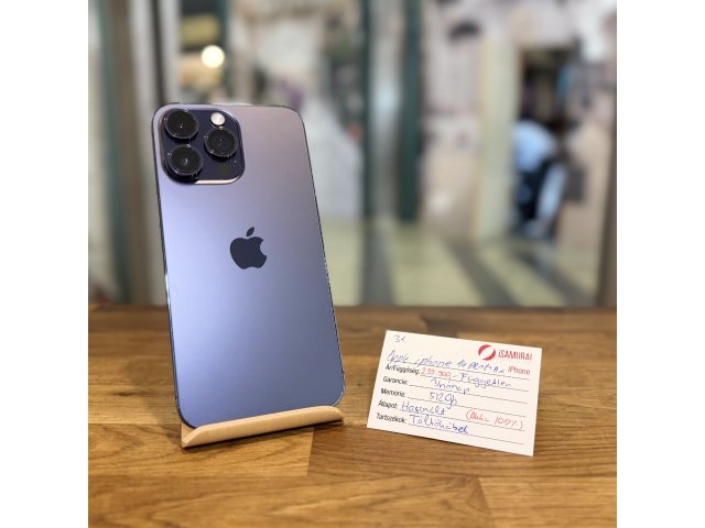 Apple iPhone 14 Pro Max - 512GB - Deep Purple - Akku 100% ( 31.)