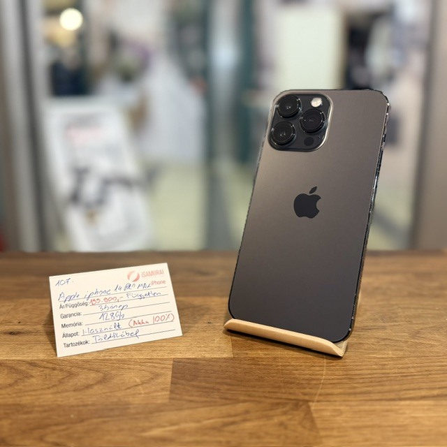 Apple iPhone 14 Pro Max - 128GB - Space black - Akku 100% ( 107.)