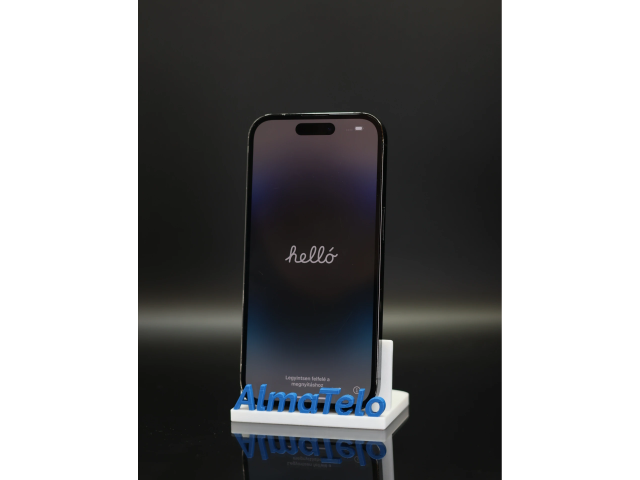 Apple iPhone 14 Pro 128 GB Space Black 100% akku - 12 HÓ GARANCIA