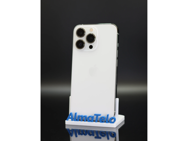 Apple iPhone 13 Pro 128 GB Silver 100% akku - 12 HÓ GARANCIA