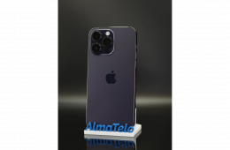 Apple iPhone 14 Pro Max 128 GB Deep Purple 100% akku - 12 HÓ GARANCIA