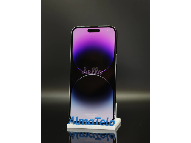 Apple iPhone 14 Pro Max 128 GB Deep Purple 100% akku - 12 HÓ GARANCIA