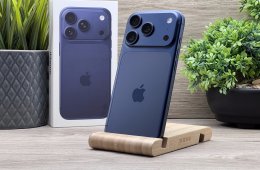 Hibátlan iPhone 17 Pro Deep Blue 256GB 2 ÉV Garanciával Számlával 100% Akku