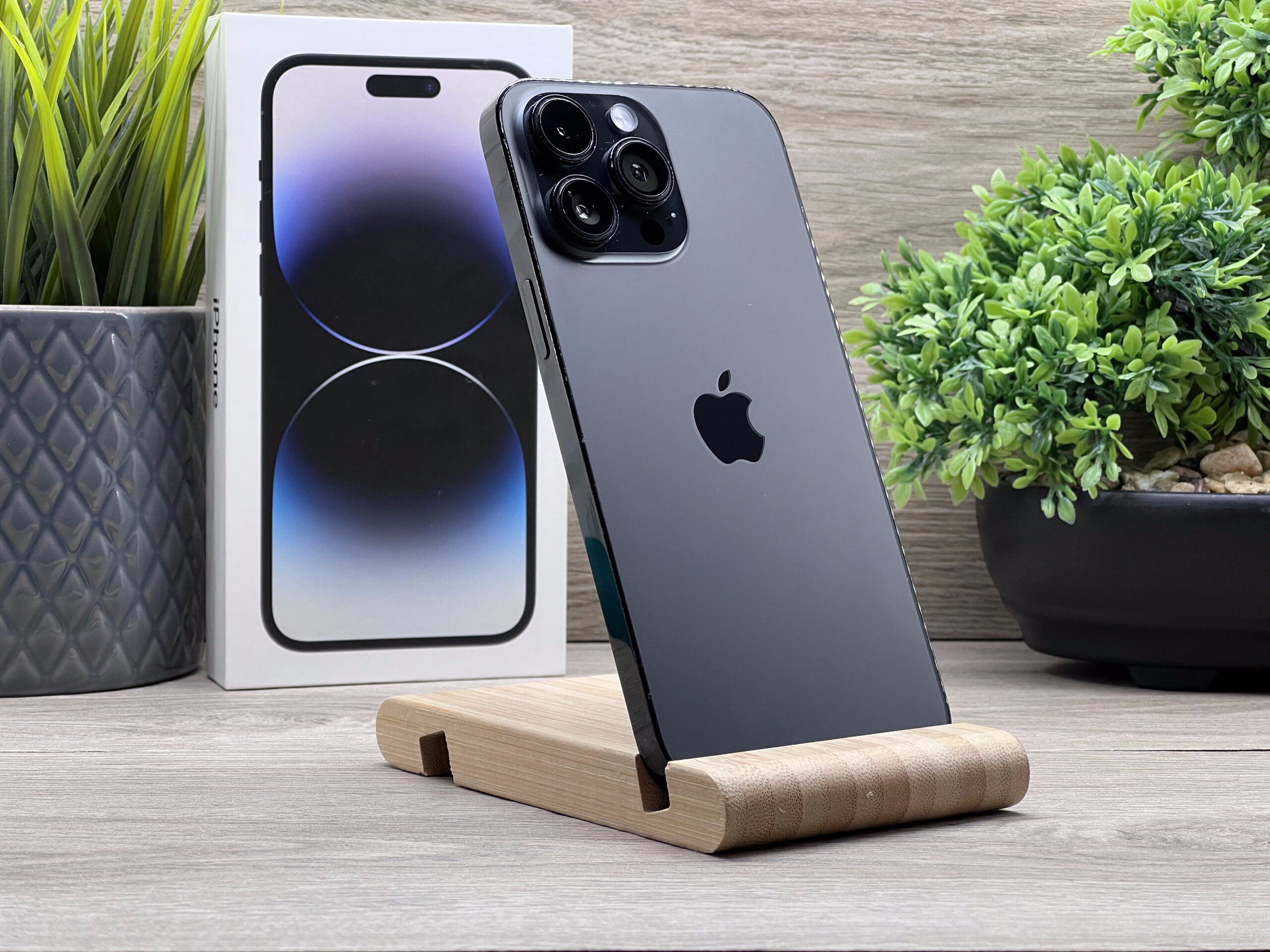 iPhone 14 Pro Max Space Black 256GB 2 ÉV Garanciával Számlával 100% Akku