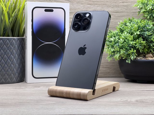 iPhone 14 Pro Max Space Black 256GB 2 ÉV Garanciával Számlával 100% Akku