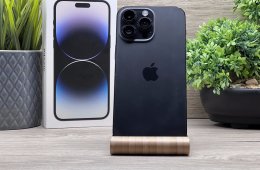 iPhone 14 Pro Max Space Black 256GB 2 ÉV Garanciával Számlával 100% Akku