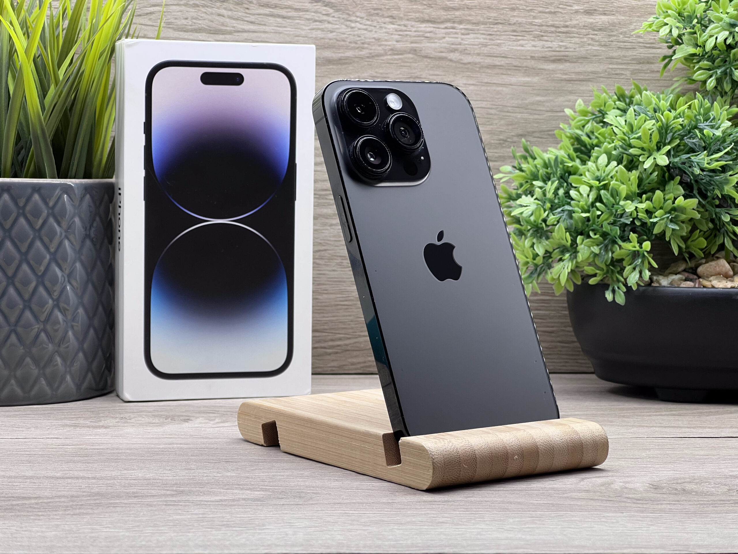 iPhone 14 Pro Space Black 128GB 2 ÉV Garanciával Számlával 90% Akku