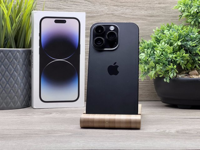 iPhone 14 Pro Space Black 128GB 2 ÉV Garanciával Számlával 92% Akku