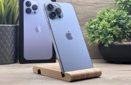 iPhone 13 Pro Max Sierra Blue 256GB 2 ÉV Garanciával Számlával 93% Akku