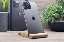 iPhone 13 Pro Max Graphite 256GB 2 ÉV Garanciával Számlával 100% Akku