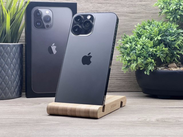 iPhone 13 Pro Max Graphite 256GB 2 ÉV Garanciával Számlával 100% Akku
