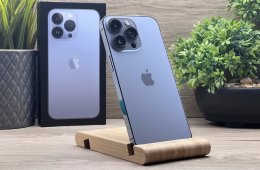 Hibátlan iPhone 13 Pro Sierra Blue 128GB 2 ÉV Garanciával Számlával 100% Akku