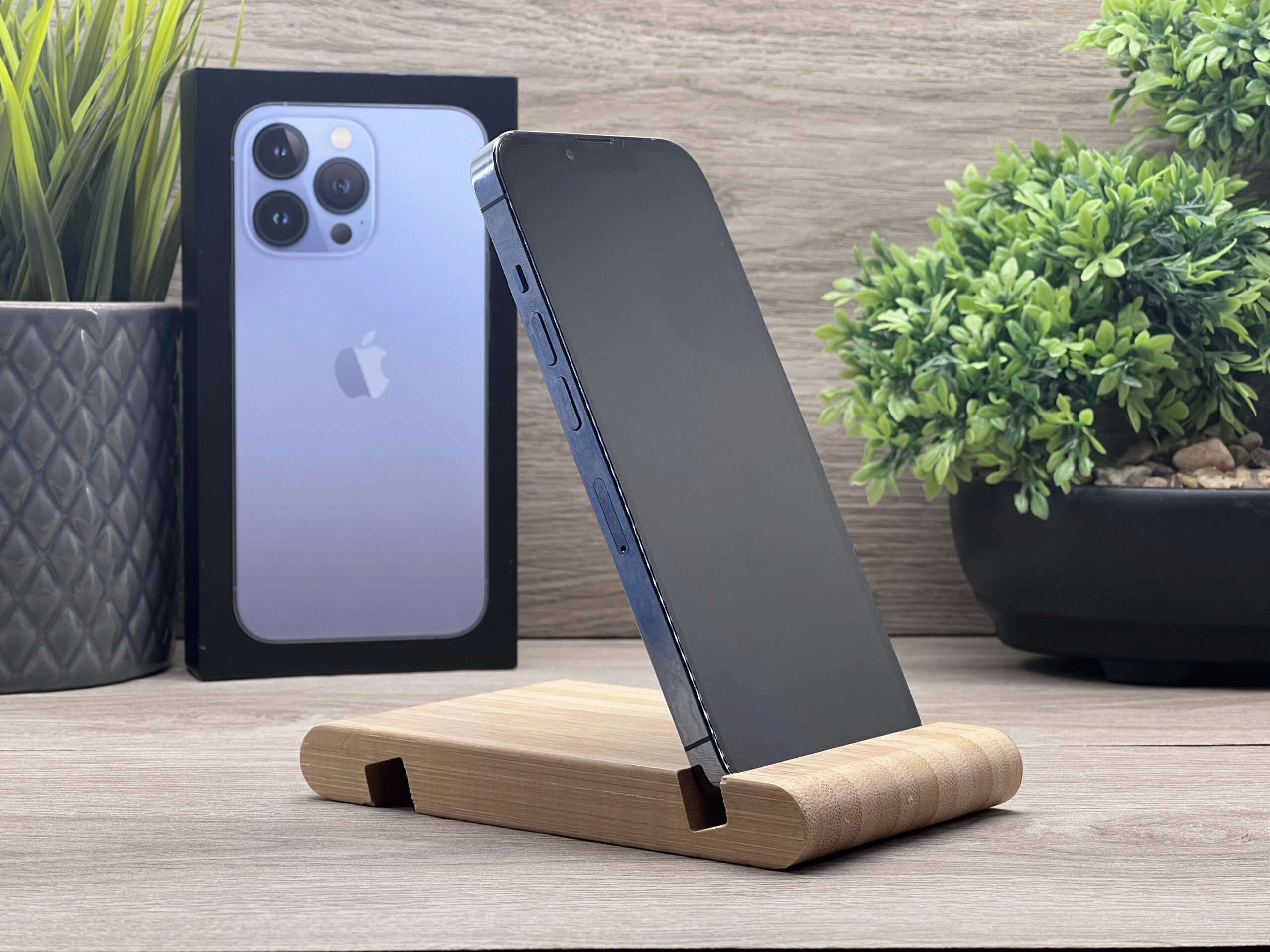 Hibátlan iPhone 13 Pro Sierra Blue 128GB 2 ÉV Garanciával Számlával 100% Akku