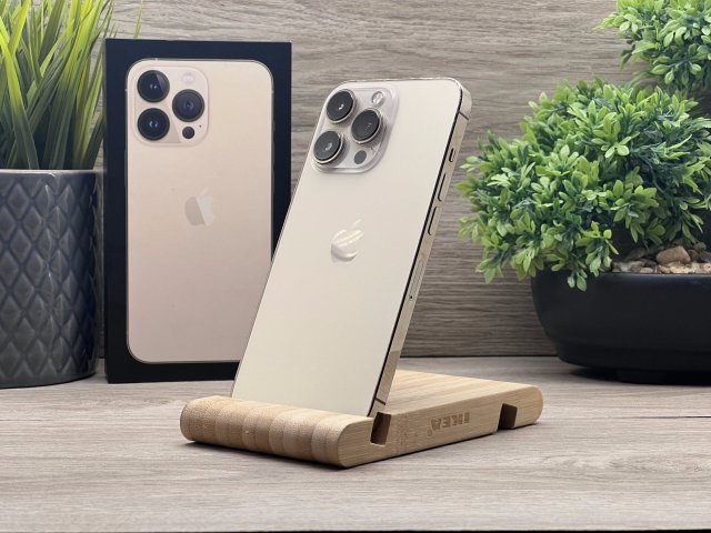 iPhone 13 Pro Gold 512GB 2 ÉV Garanciával Számlával 100% Akku
