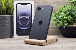 Hibátlan iPhone 16E Black 256GB 2 ÉV Garanciával Számlával 100% Akku