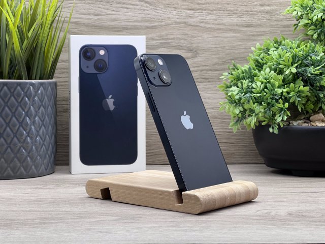 iPhone 13 Mini Midnight 128GB 2 ÉV Garanciával Számlával 100% Akku