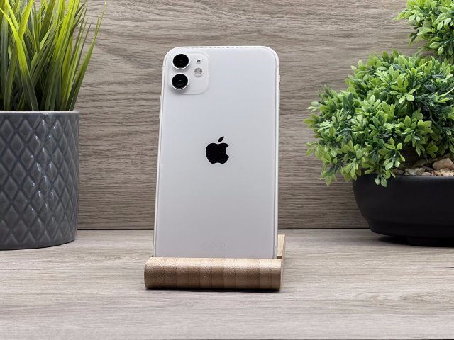 Hibátlan iPhone 11 White 64GB 2 ÉV Garanciával Számlával 100% Akku