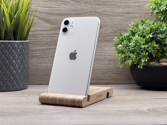 Hibátlan iPhone 11 White 64GB 2 ÉV Garanciával Számlával 100% Akku