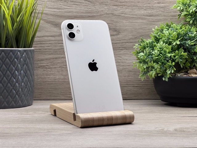 Hibátlan iPhone 11 White 64GB 2 ÉV Garanciával Számlával 100% Akku