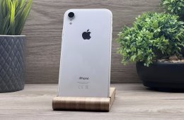 iPhone XR White 128GB 2 ÉV Garanciával Számlával 100% Akku