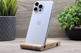 Hibátlan iPhone 16 Pro Max White Titanium 256GB 2 ÉV Garanciával Számlával 100% Akku