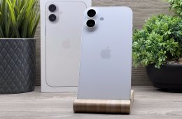 Hibátlan iPhone 16 Plus White 256GB 2 ÉV Garanciával Számlával 100% Akku