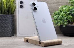 Hibátlan iPhone 16 Plus White 256GB 2 ÉV Garanciával Számlával 100% Akku