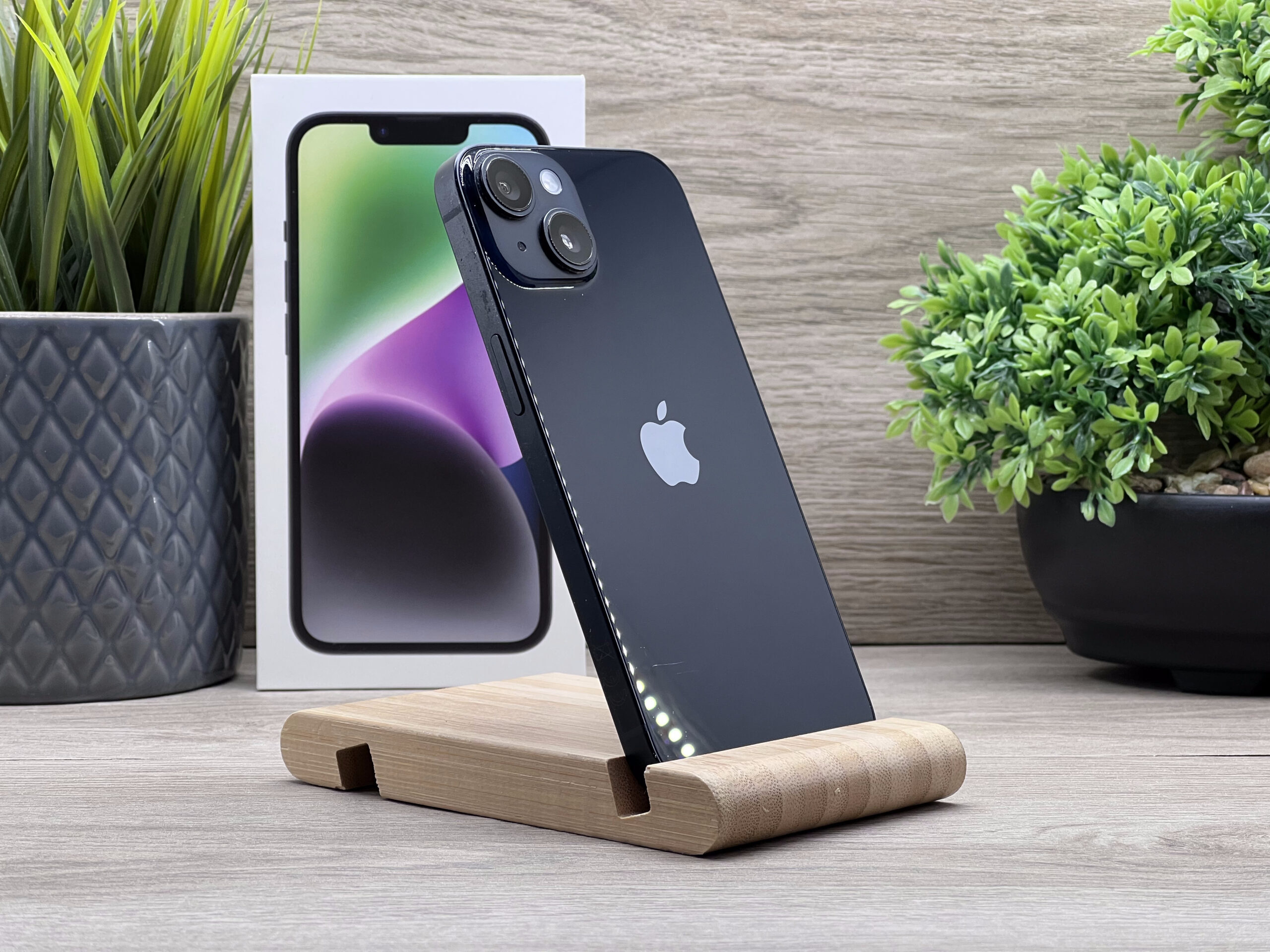 iPhone 14 Midnight 128gb GB 2 ÉV Garanciával Számlával 93% Akku