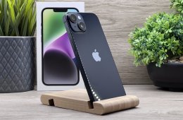 iPhone 14 Midnight 128gb GB 2 ÉV Garanciával Számlával 93% Akku