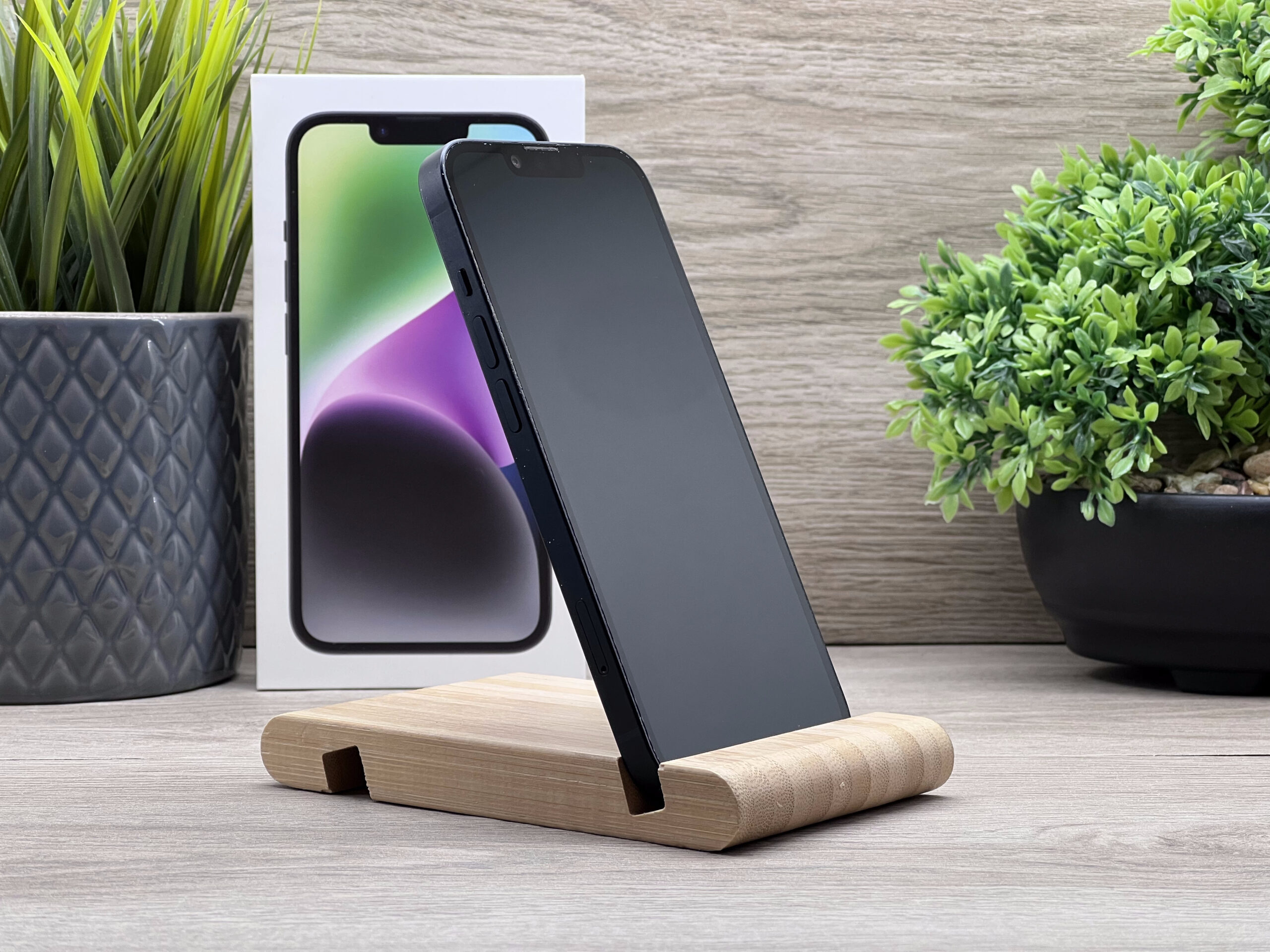 iPhone 14 Midnight 128gb GB 2 ÉV Garanciával Számlával 93% Akku