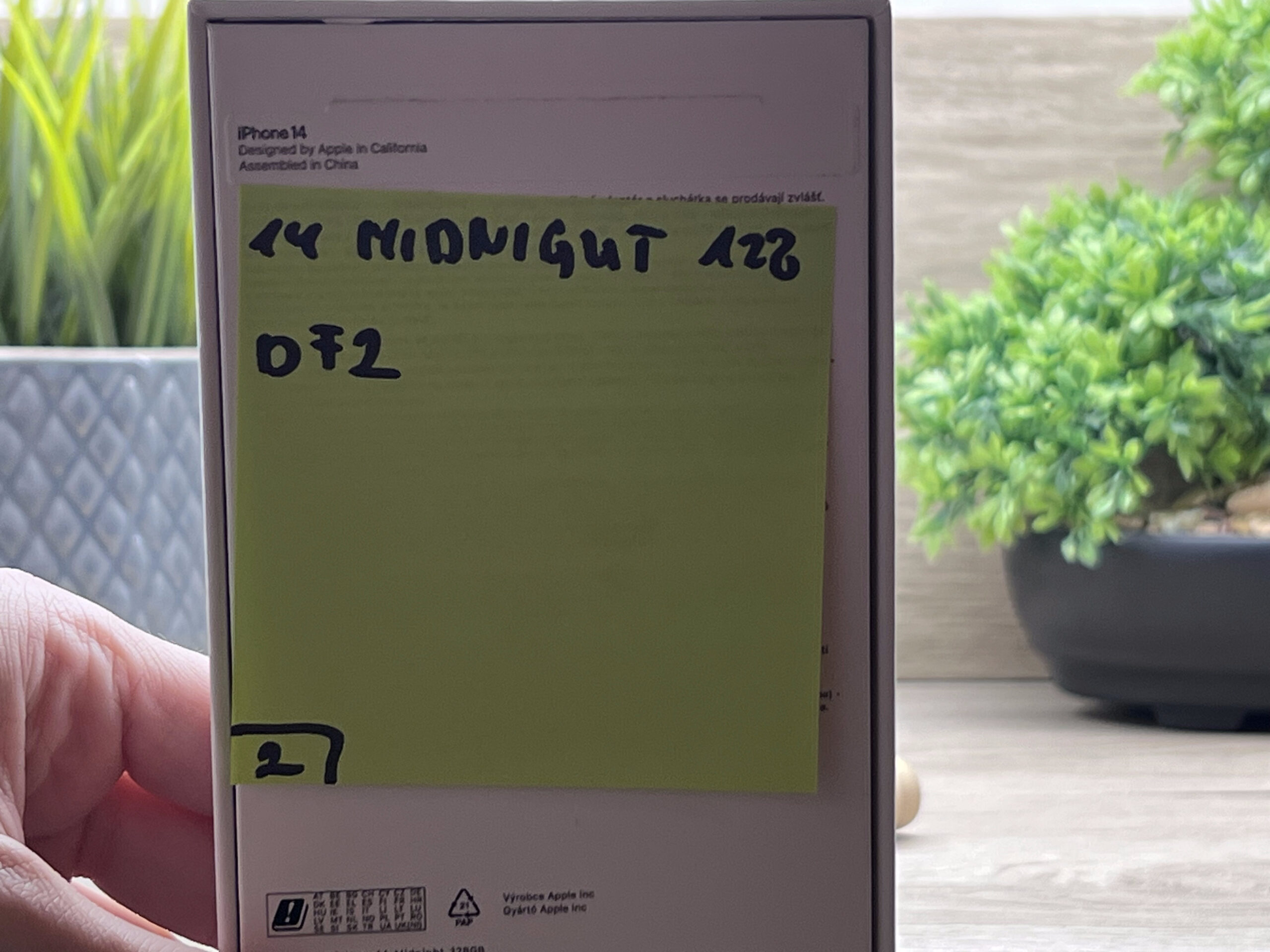 iPhone 14 Midnight 128gb GB 2 ÉV Garanciával Számlával 93% Akku