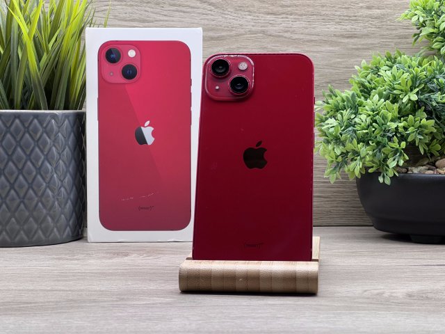iPhone 13 Red 128GB 2 ÉV Garanciával Számlával 100% Akku