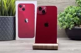iPhone 13 Red 128GB 2 ÉV Garanciával Számlával 100% Akku