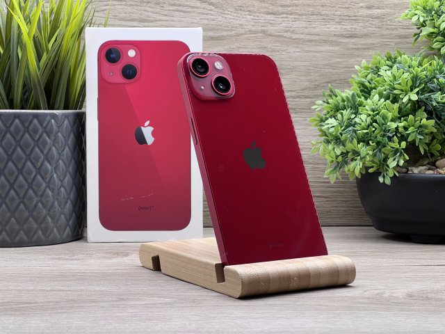 iPhone 13 Red 128GB 2 ÉV Garanciával Számlával 100% Akku